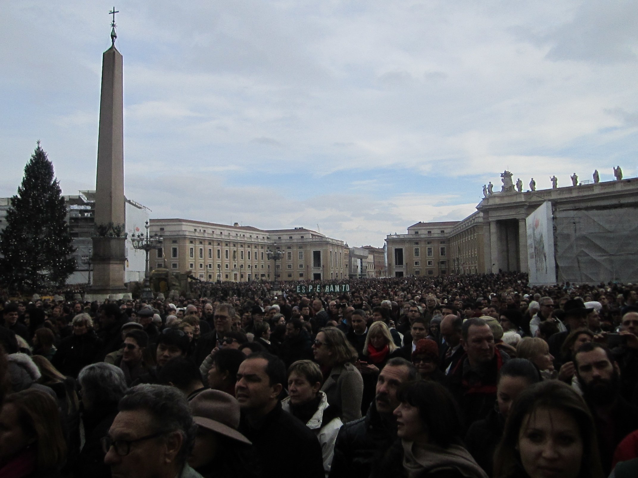 St. Peter's Square on Christmas Day