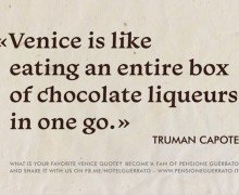«Venice is like eating an entire box>> cover